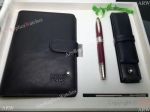 Replica Montblanc JFK Red Rollerball Pen w/ Notepad - 4 items include box